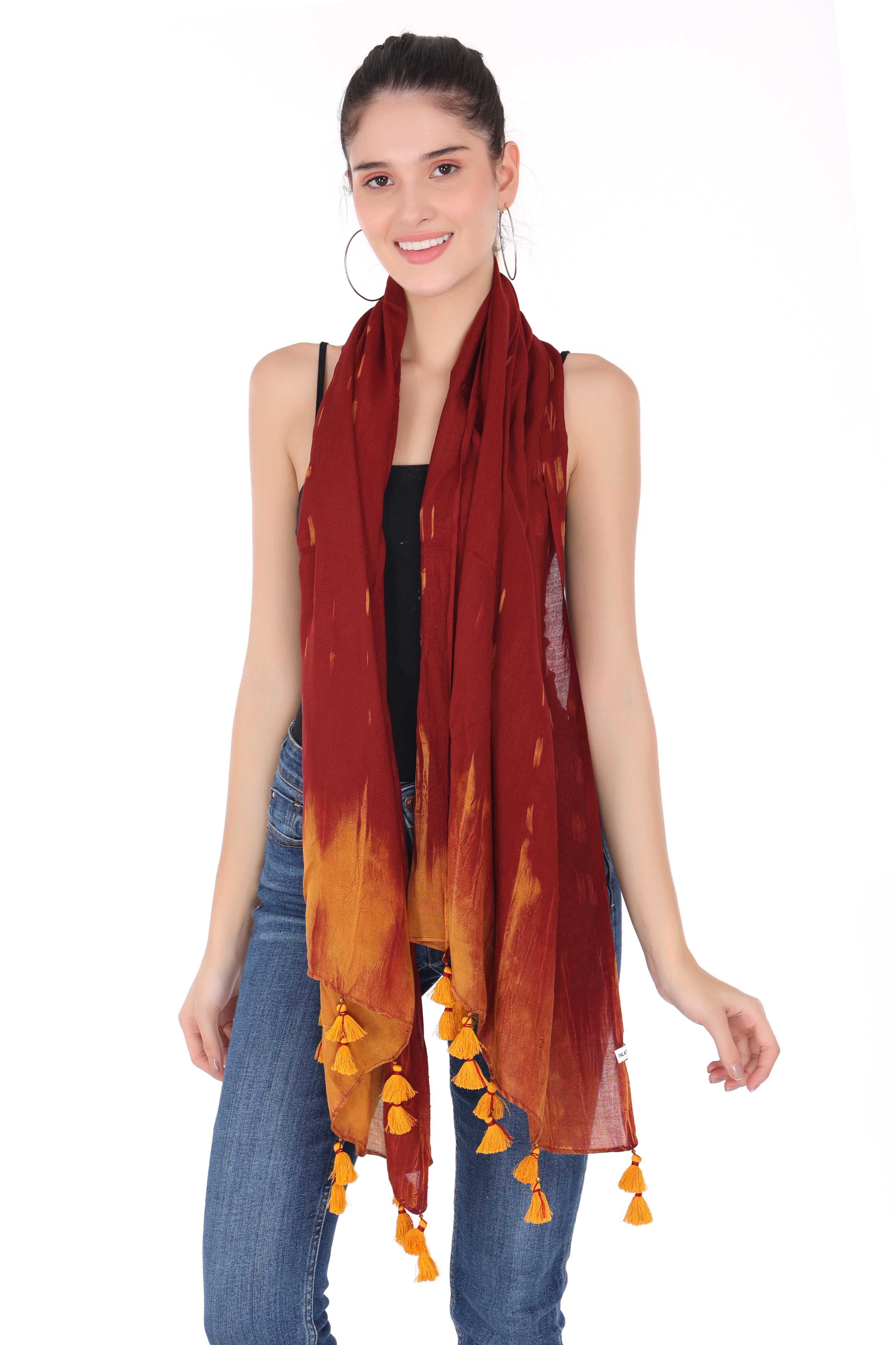 Palatt Cotton Printed stoles scarf for Girls Women - Palatt