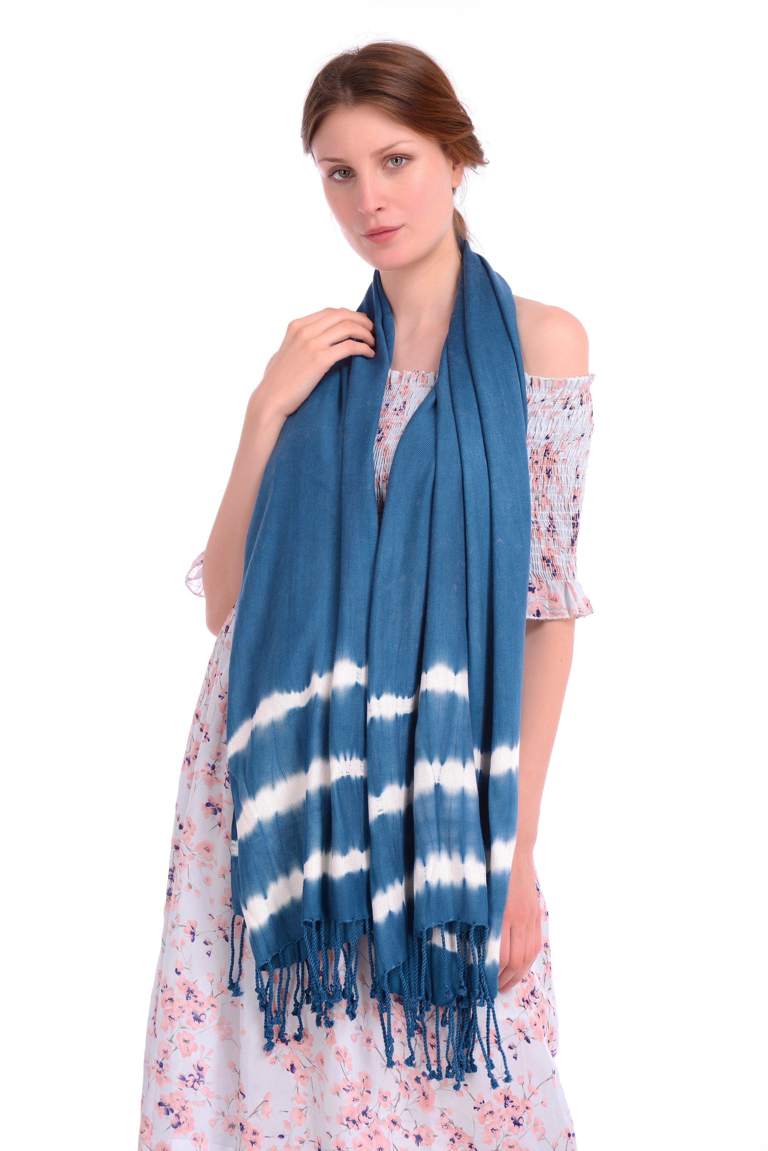 Palatt Solid, Printed Viscose Scarf - Palatt