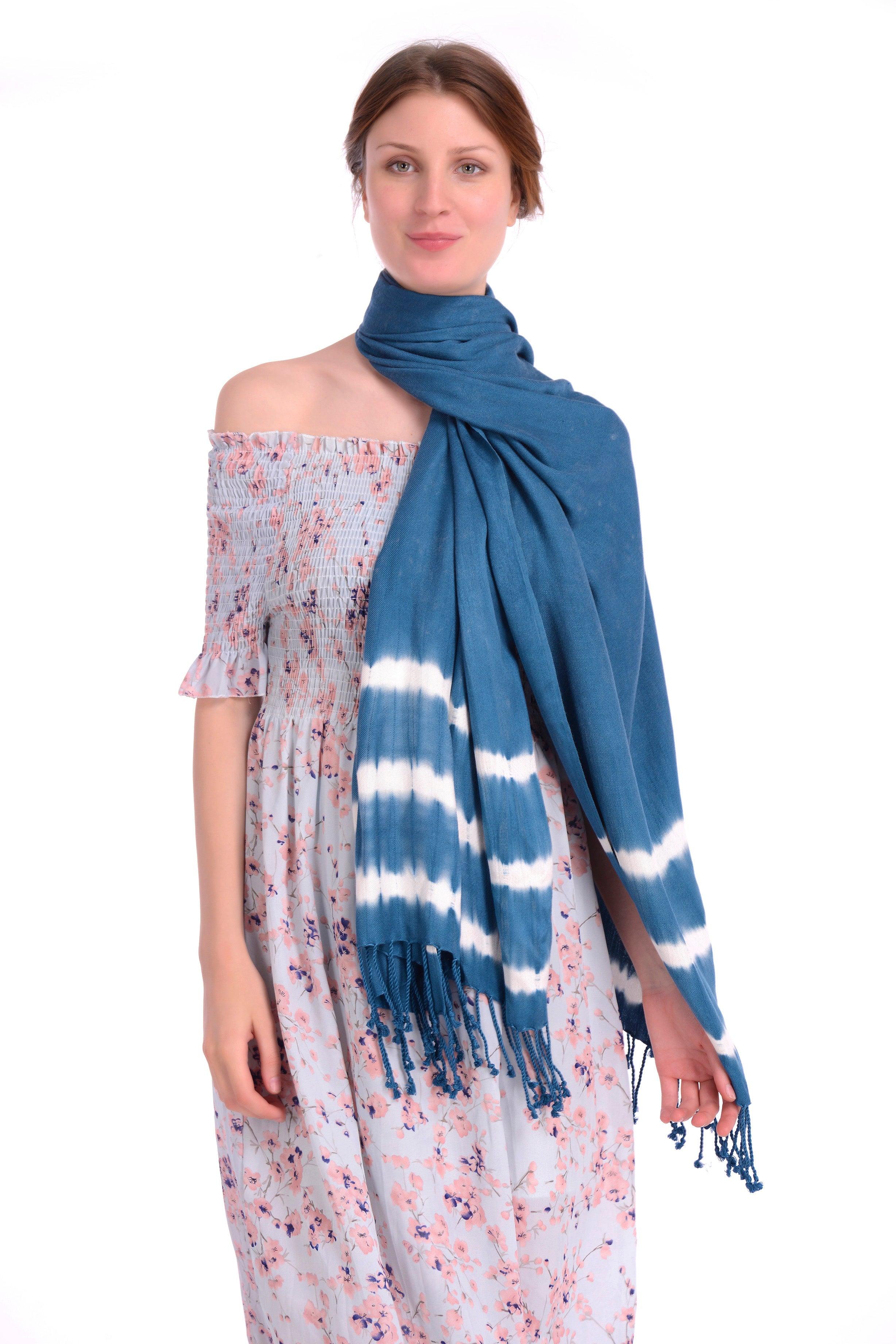 Palatt Solid, Printed Viscose Scarf - Palatt