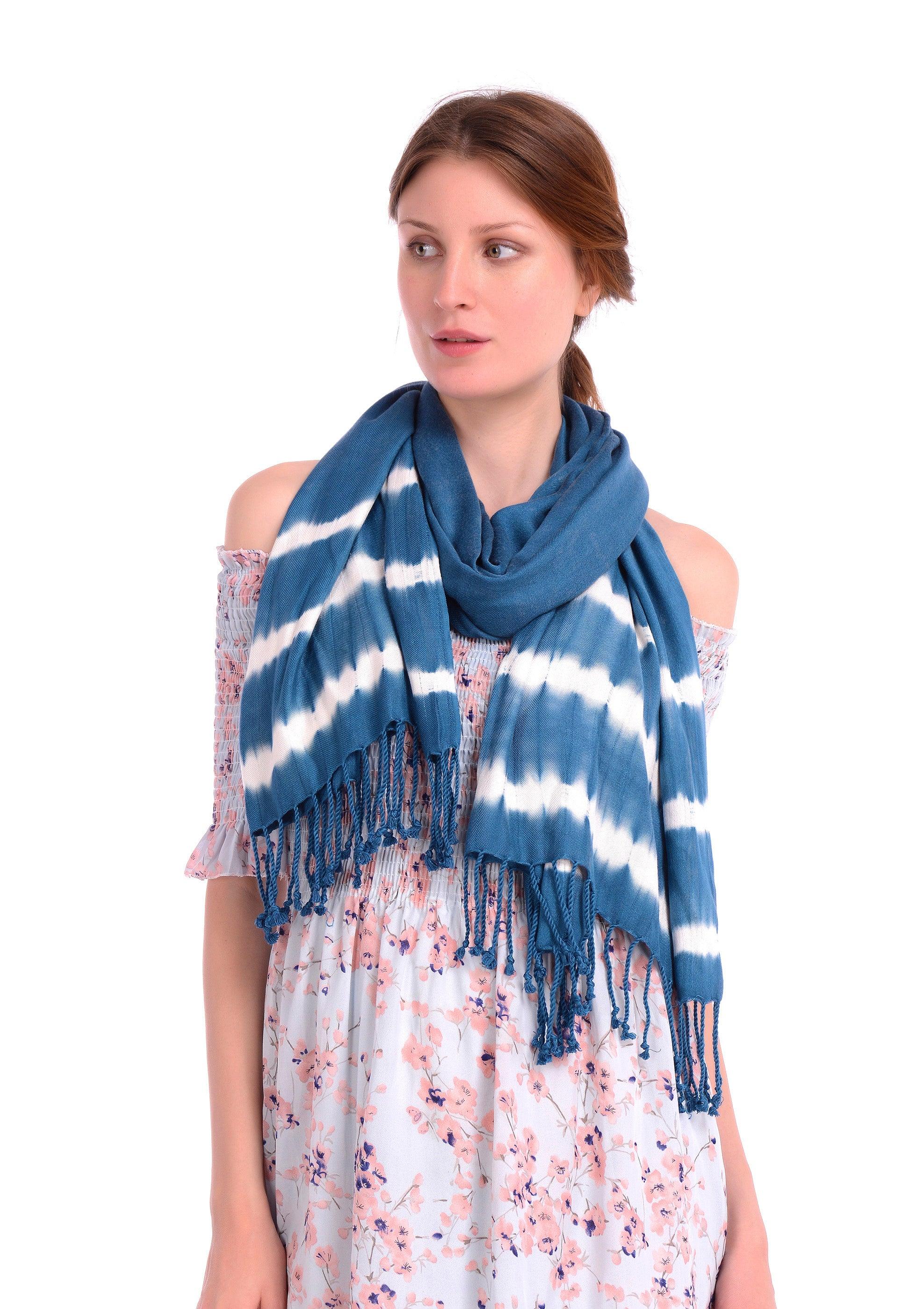 Palatt Solid, Printed Viscose Scarf - Palatt