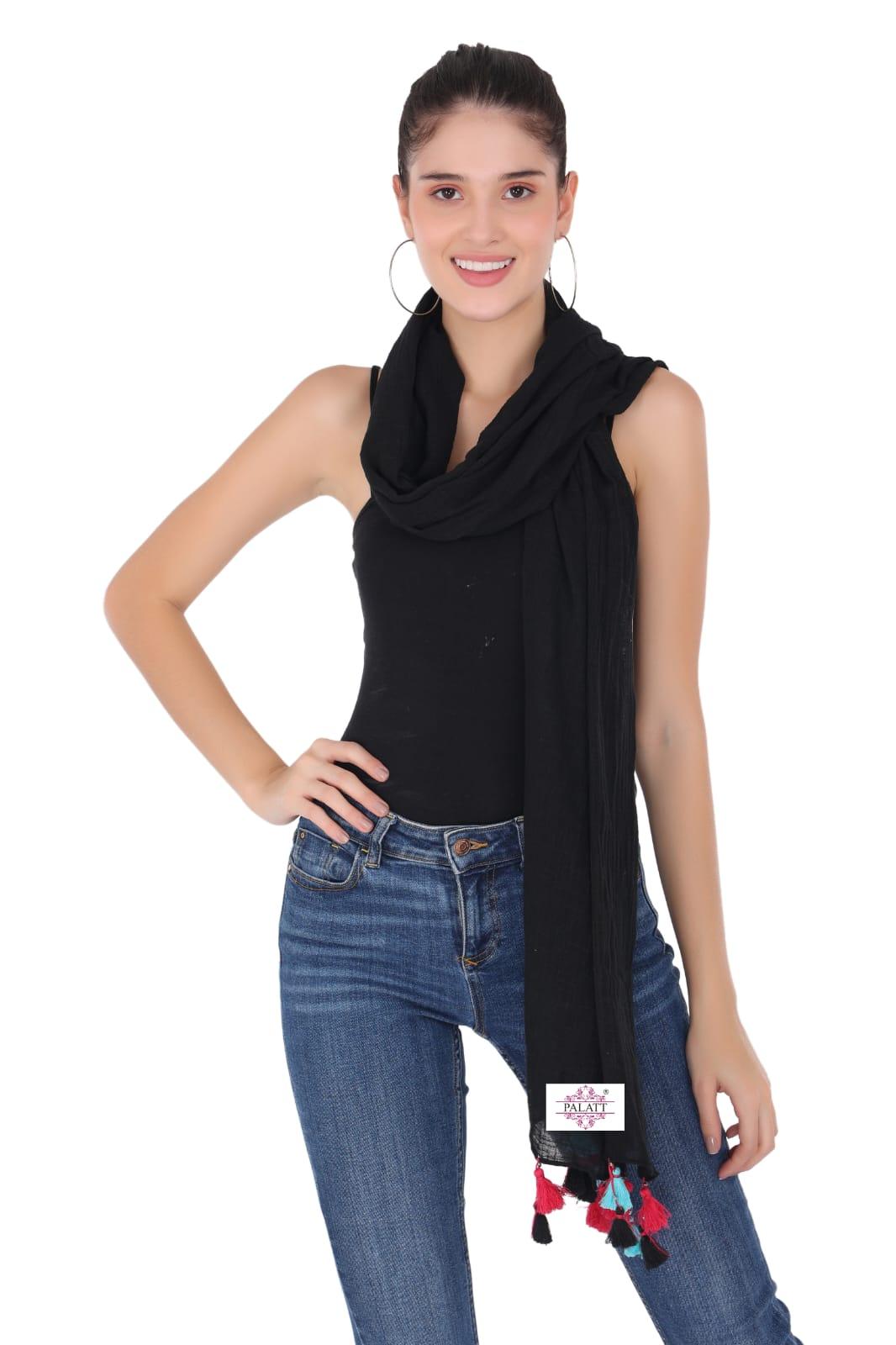 Palatt Self Design Viscose Scarf - Palatt