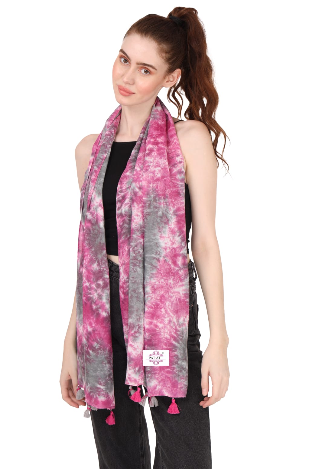 Palatt Printed Viscose Scarf - Palatt