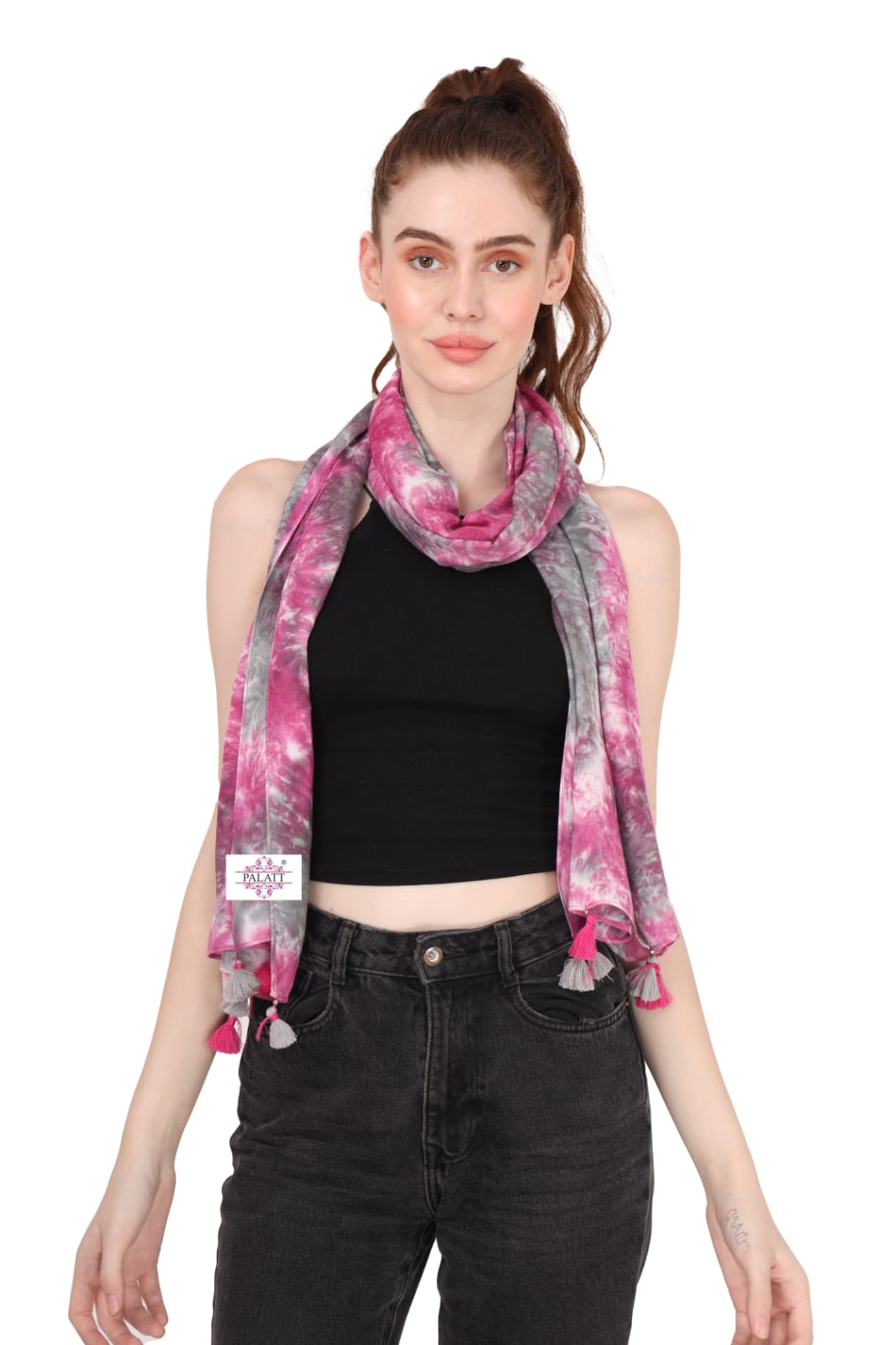 Palatt Printed Viscose Scarf - Palatt