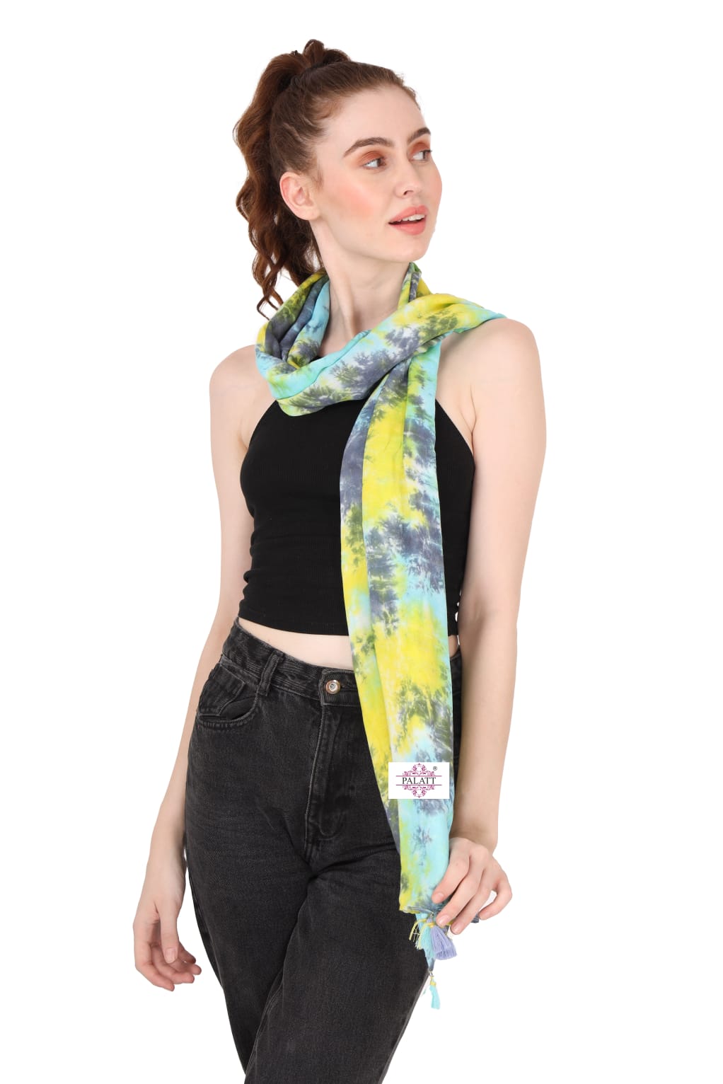 Palatt Printed Viscose Scarf - Palatt