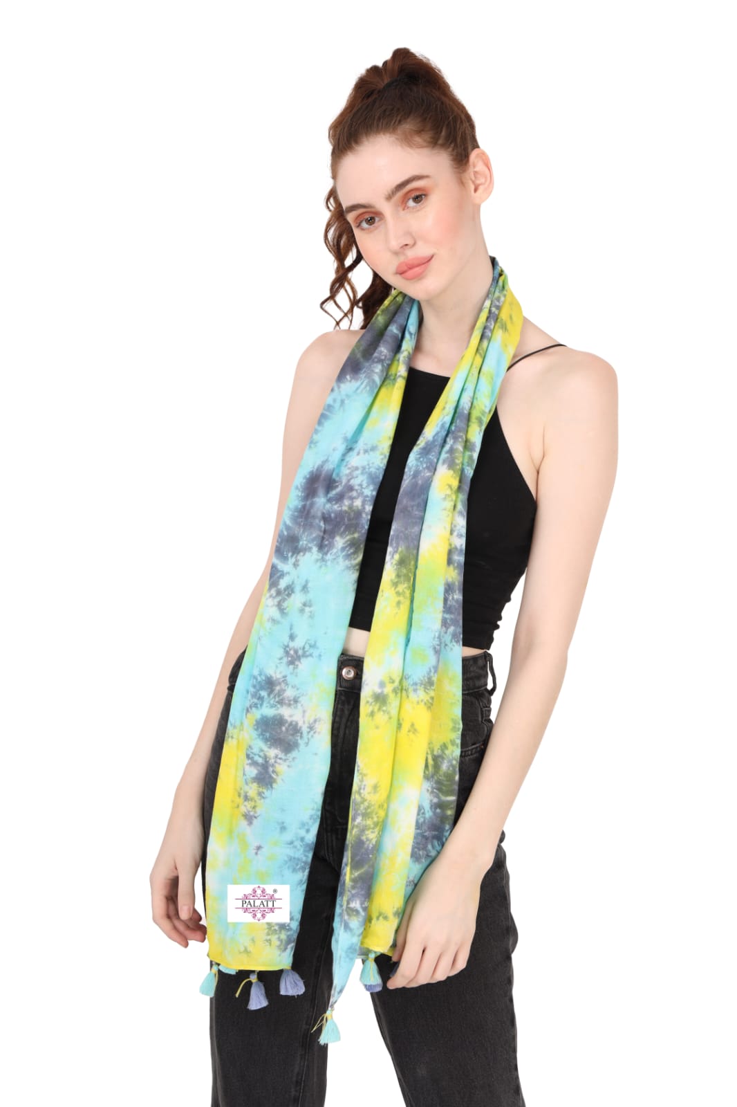 Palatt Printed Viscose Scarf - Palatt