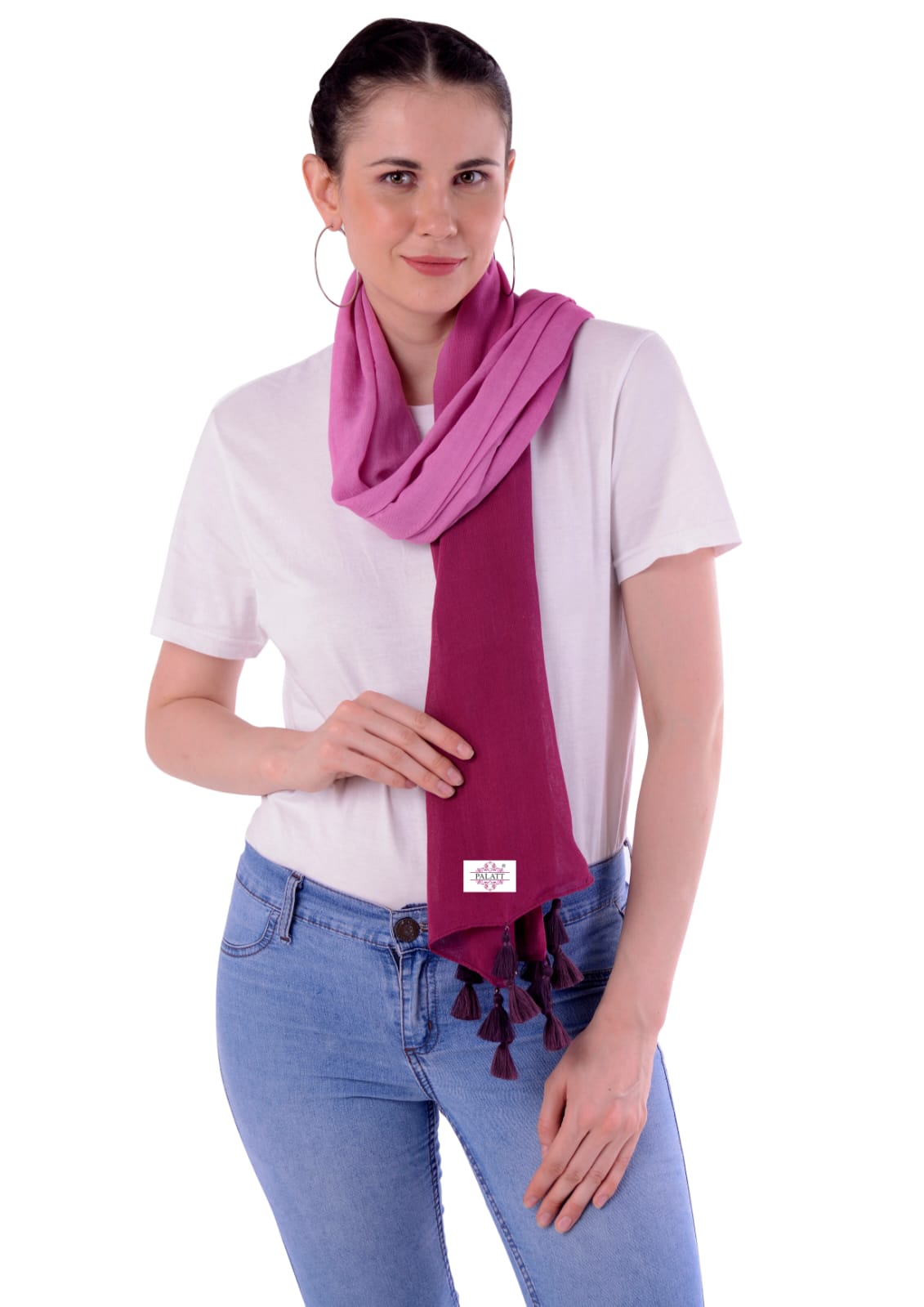 Palatt Solid Viscose Women Scarf - Palatt