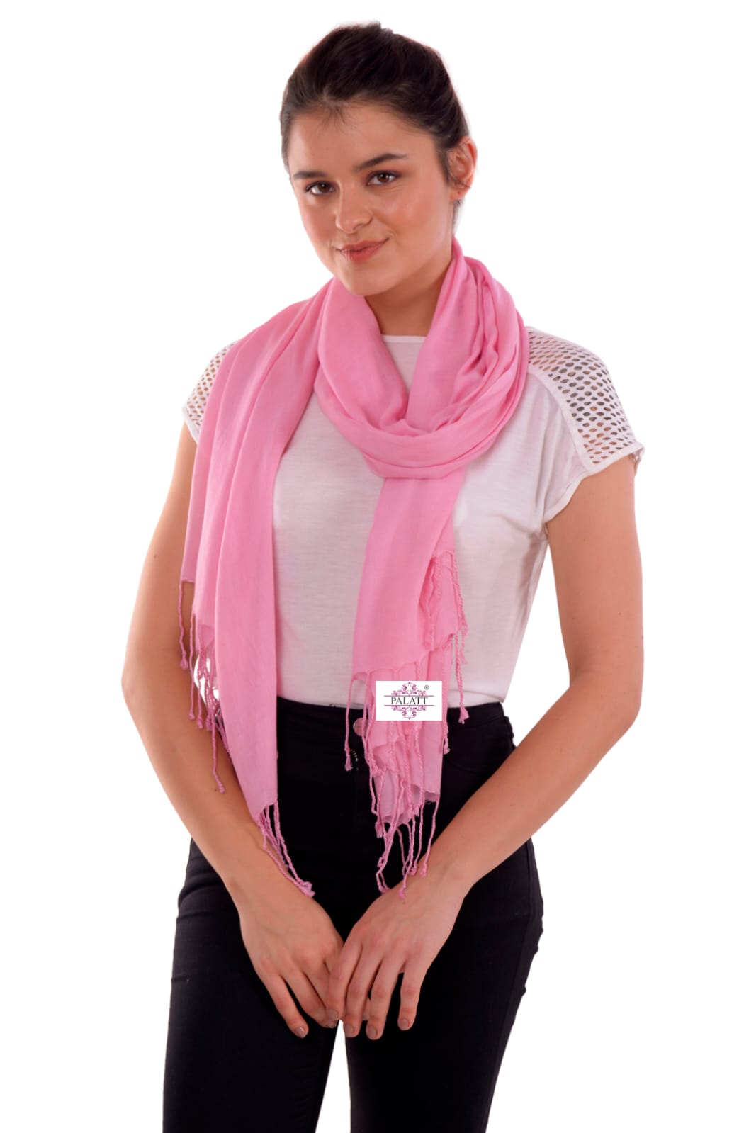 Palatt Solid Viscose Girls Scarf - Palatt