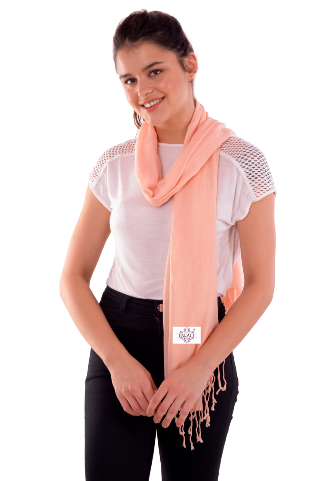 Palatt Solid Viscose Girls Scarf - Palatt